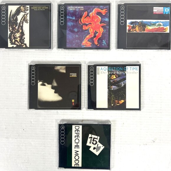 Depeche Mode Singles 13-18 6 CD Lot 1991 USA Disease Stripped Heart Time  Little